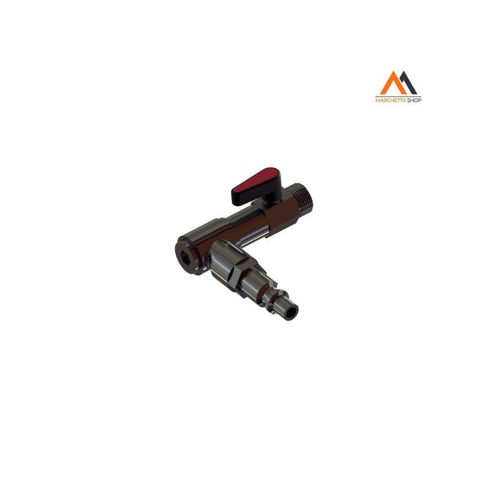 RUBINETTO A LEVA per motocompressore