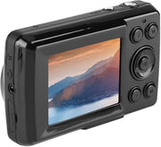Camera Vlog Compatta - 16MP - Videocamera Digitale HD - Leggera - 720P 30FPS - 4X Zoom - Adatta per Principianti - Compatta per Viaggiatori