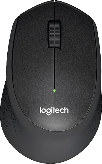 ORIGINAL Logitech Accessori per computer nero 910-004909 M330 SILENT PLUS Mouse Logitech, 3 pulsanti, wireless, 2,4 GHz, ricevitore wireless (USB)