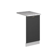 Vicco Pannello frontale della lavastoviglie Landhaus antrazit-oro 45 cm , PL Marmo