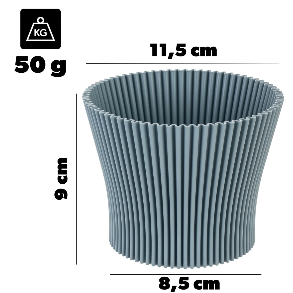 Vaso da fiori KADAX 11 cm, copripianta, vaso da fiori in plastica verde