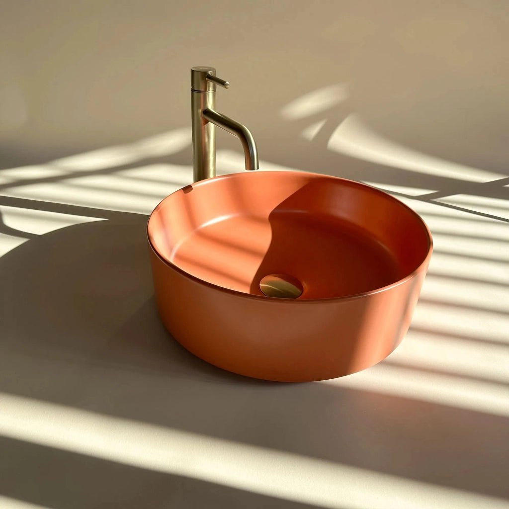 Lavabo Da Appoggio Rea Sami Terra Matt