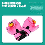 Manopole per Bambini in PU e Pelle - Design Respirante - Sicure e Leggere - Adatte per Allenamento - Età 2-11 Anni - Manopole da Combattimento