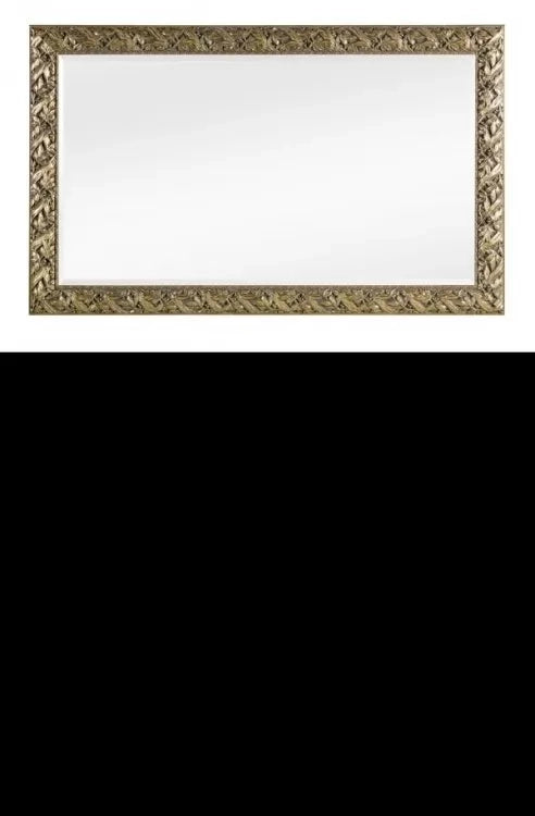 Mobili2g - specchiera in foglia oro rettangolare misure: l.90 x h. 148 x p. 4
