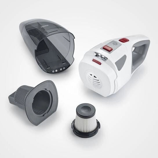Severin HV 7146 Aspirapolvere Portatile Senza Filo 4 in 1 Secco e Bagnato 0,65 L 120 W 5500 Pa 30 min autonomia colore Grigio Rosso Bianco