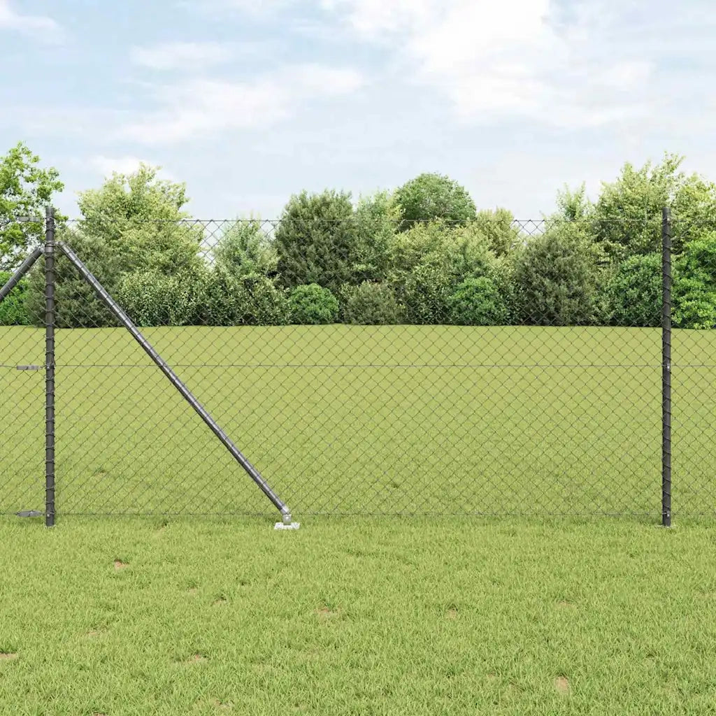 Palo della recinzione Grigio 10 x 1 m (rete 40 x 40 mm)