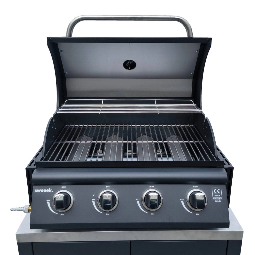 Barbecue a gas 4 bruciatori, da posare su mobile sweeek.