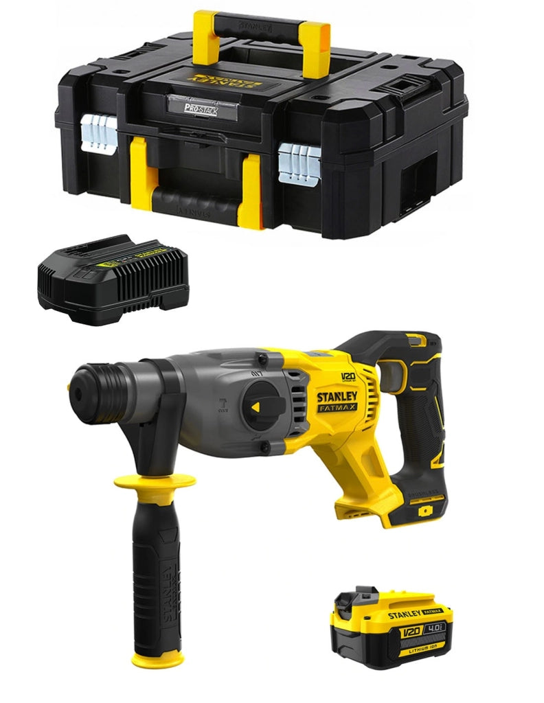 Tassellatore STANLEY FatMax SFMCH900M1T (1 x 4,0 Ah + Caricabatteria + TSTAK II)