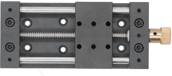 Attuatore di Piattaforma 75 mm - Binario di Movimento Lineare - Lega di Alluminio Leggera - Alta Precisione - Carico di 10 Kg - Installazione Facile - Binario Lineare