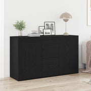 Credenza Rovere nero Legno ingegnerizzato 120 x 36 x 69 cm