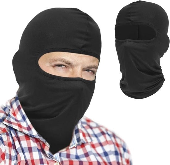 Protezione facciale per bicicletta - Impermeabile e anti polvere - Copertura esterna - Nero - 50 cm - Materiale respirabile
