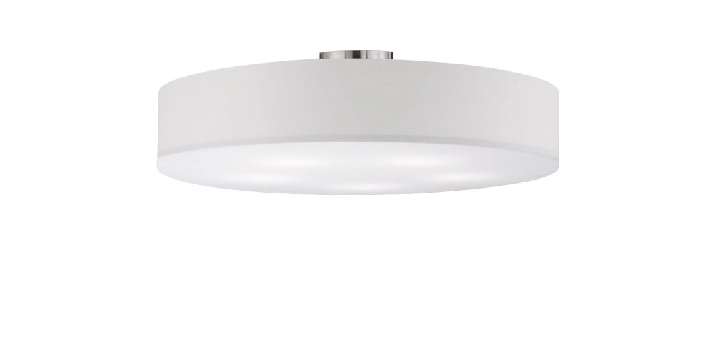Plafoniera da Interno  E27 in Metallo Nickel Opaco