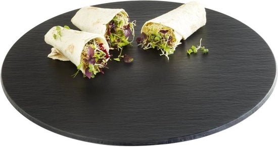 Piatto di supporto per tavolo in melamina - piedi anti-slip - Ø 40 x 1 cm