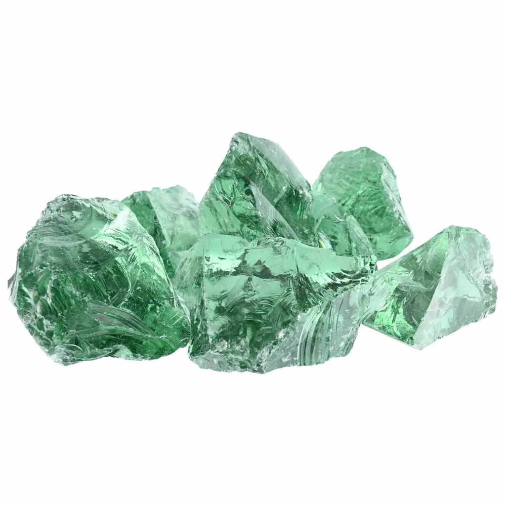 Sassi da Giardino Verde chiaro 12 cm Vetro CFW4443313