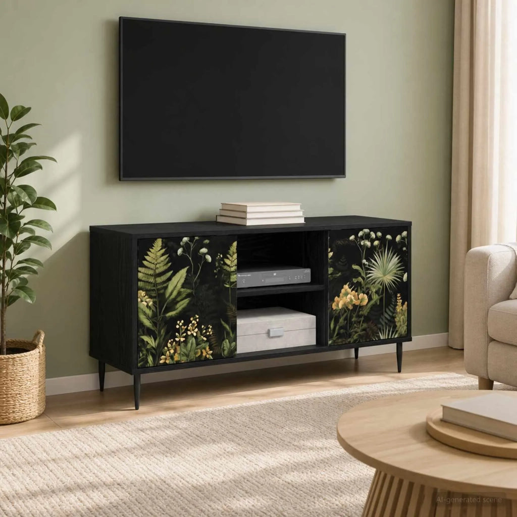 Mobile TV RHENEN 102 x 33 x 51 cm Rovere Nero 8007049