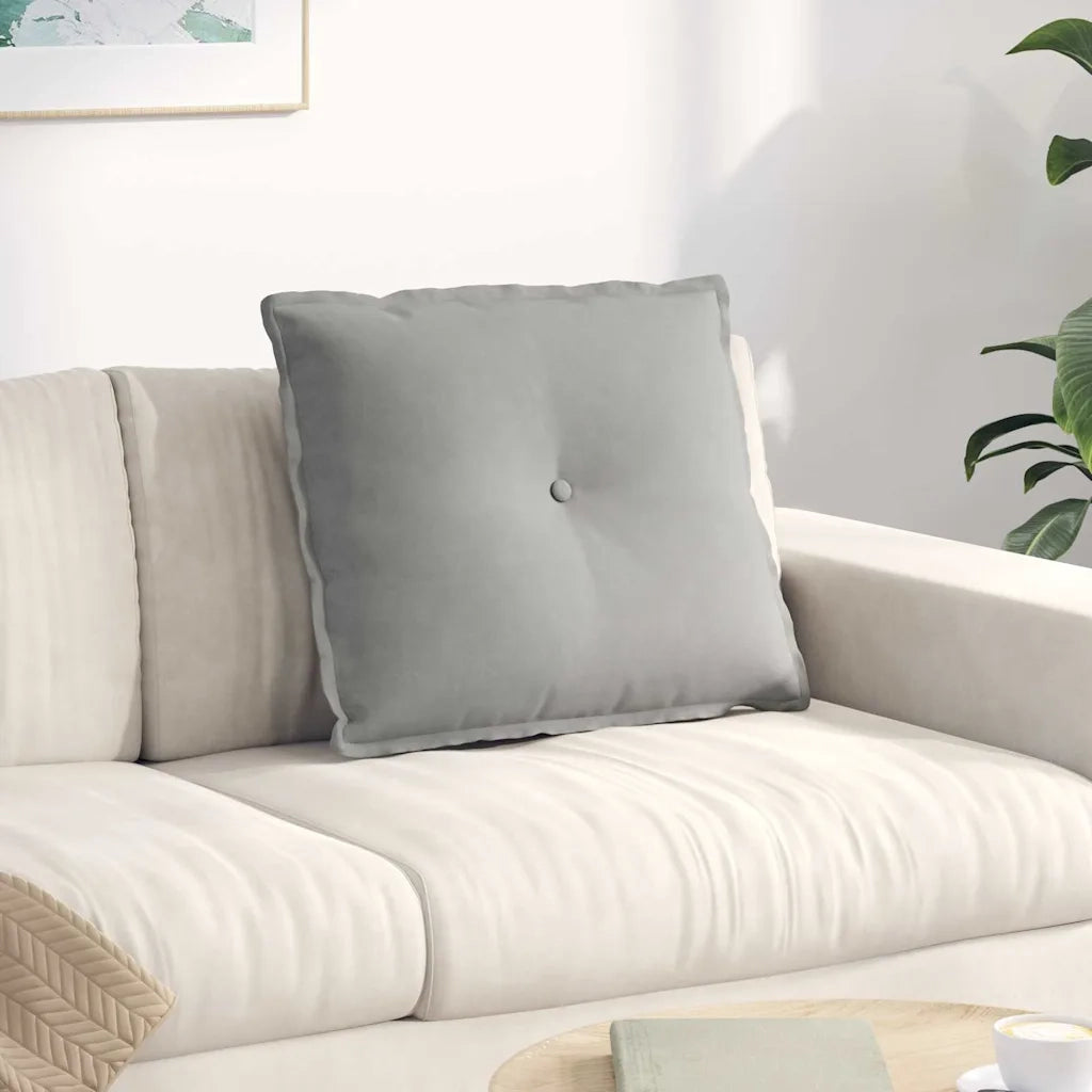 Cuscino per Schiena | Cuscino dorsale Grigio chiaro 60 x 50 cm