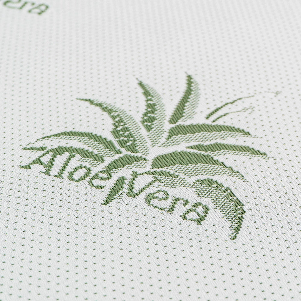 Topper Memory Foam 5 Zone 5 cm Rivestimento Aloe Vera Sfoderabile e Lavabile, Effetto Rinfrescante, 4 Elastici Angolari, Made in Italy Migliora Circolazione e Comfort del Sonno Piazza e mezza