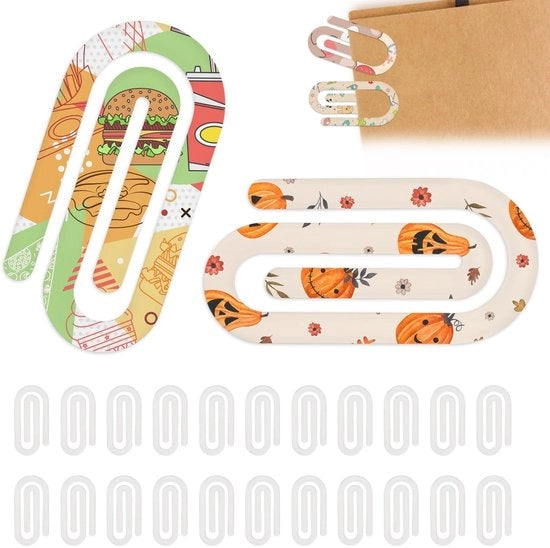 Sublimazione con Clip 24 pezzi - Acrilico - 100 x 50 x 3 mm - Marcatura per Album Foto - Supporto per Knutselen - Trasferimento di Calore - Clip per Carta
