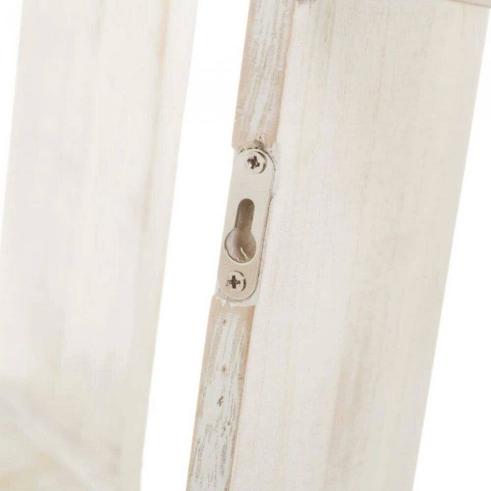Set 3 Mensole da Parete Moderne Design Cubo Mensola Scaffale in Legno MDF Bianco