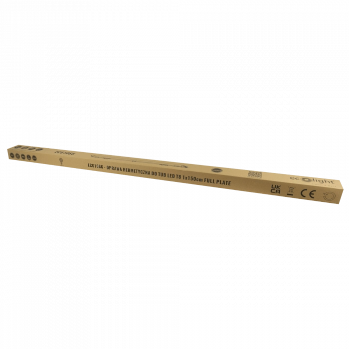 Plafoniera stagna T8 G13 1x150cm IP65 bianca Ecolight