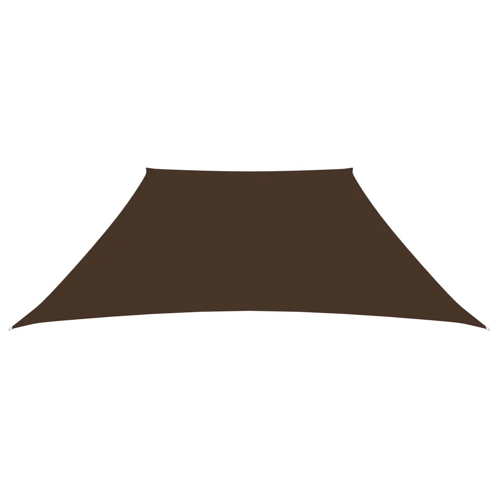 Parasole a vela | Telo Ombra | Vela da ombra in Tela Oxford a Trapezio 2/4x3 m Marrone