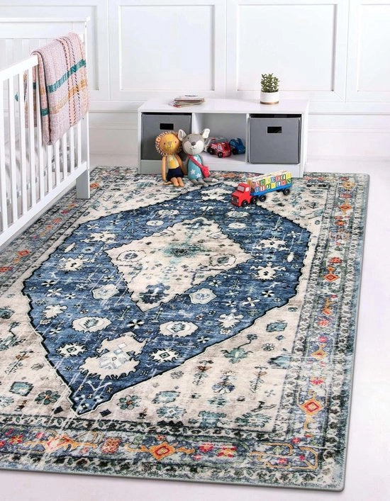 Tapijti Pluiziosi, Tapijti in Bont Zizelato, Tapijti Pluie Moderni per Interno, Mat di Gioco Antiscivolo per Camera da Letto, Salotto, Tappeto di Soggiorno 90 x 150 cm (Rettangolare)