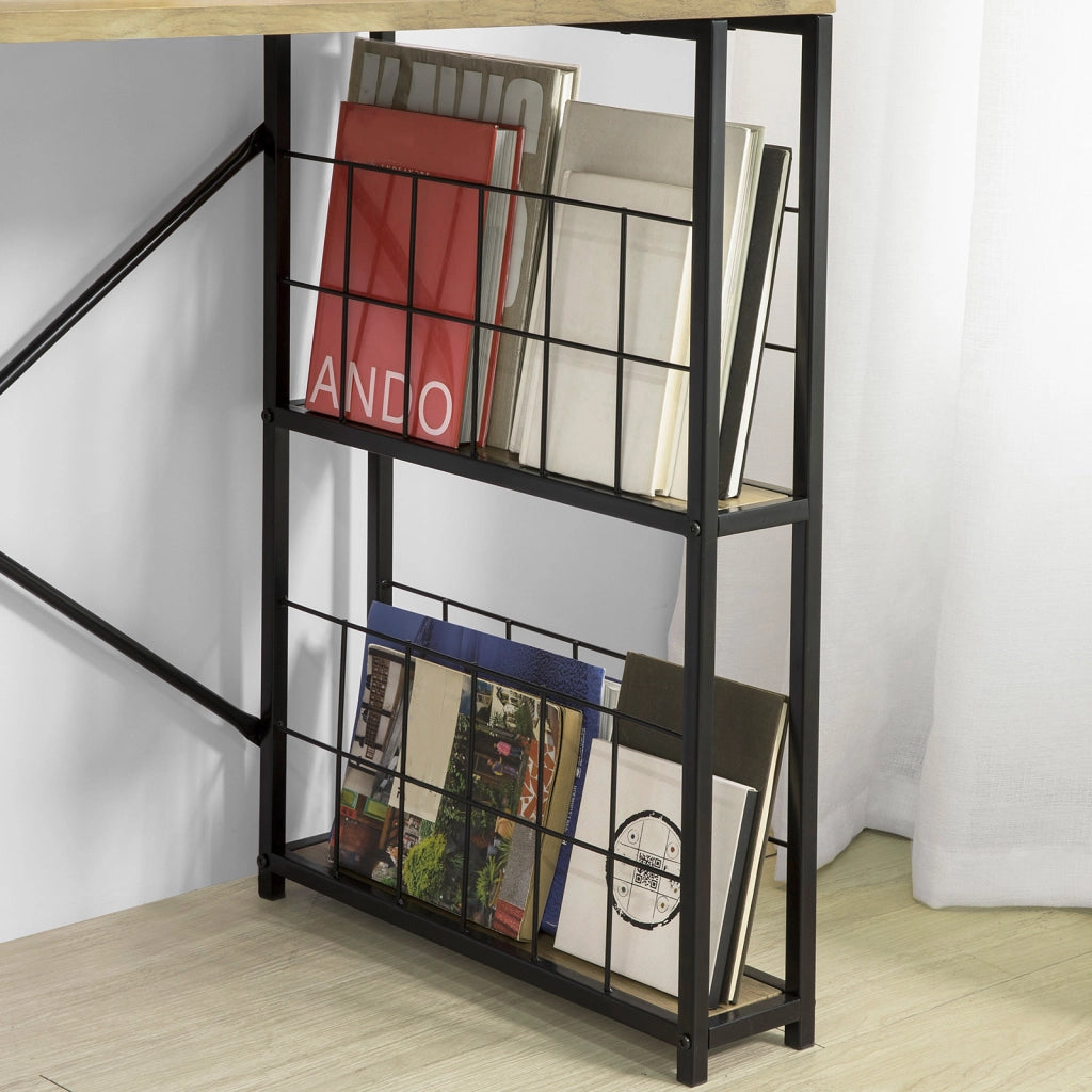 SoBuy Scrivania con cassetto 118x48x75cm FWT61-N