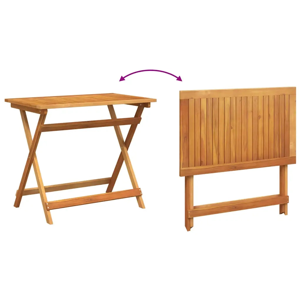 Set bistrot 5 pcs Olio Naturale Legno di Acacia Massello 4105504