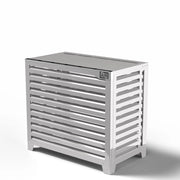 Cover Pompa di Calore 115x67x95 cm a Terra Indipendente Big Blade XL Bianco