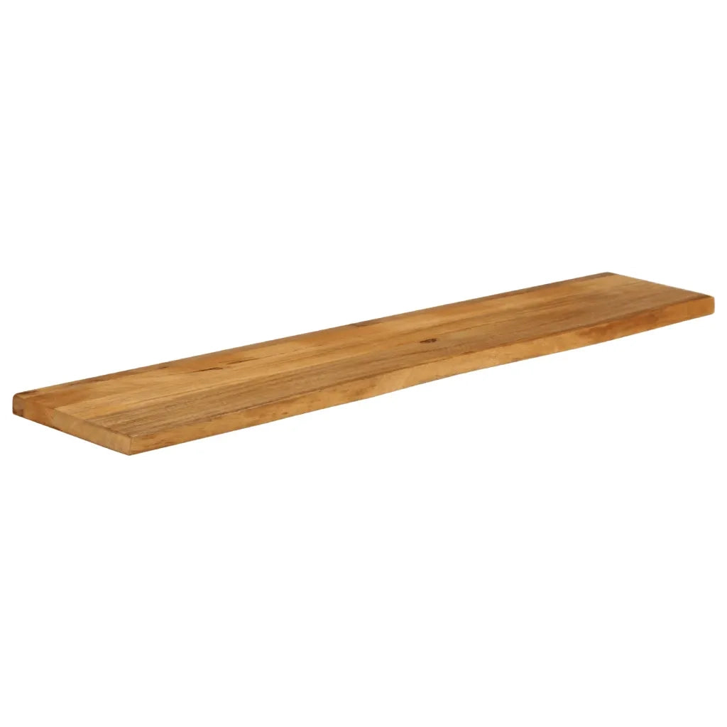 vidaXL Piano Tavolo Bordi Vivi 180x30x3,8cm in Legno Massello di Mango