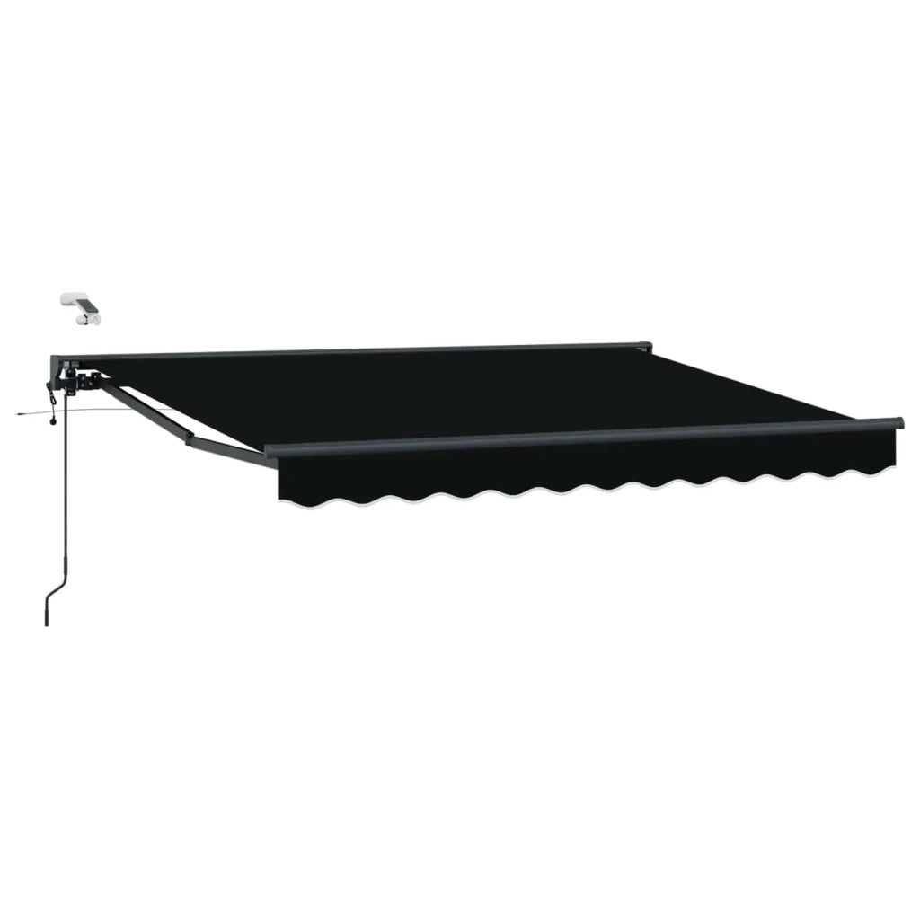 Tettuccio Elettrico Retrattile Nero e antracite 3,5 x 2,5 m 3421572