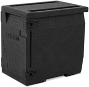 Tecnobox per 4 bacini GN 1/1 - 10 cm di profondità - carrello anteriore