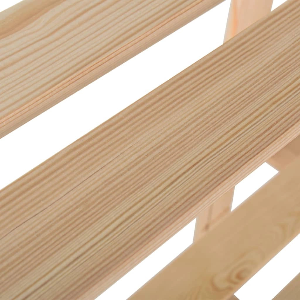 Scaffale portaoggetti a 3 ripiani 60 x 28,5 x 90 cm legno di pino massello 02_0000653