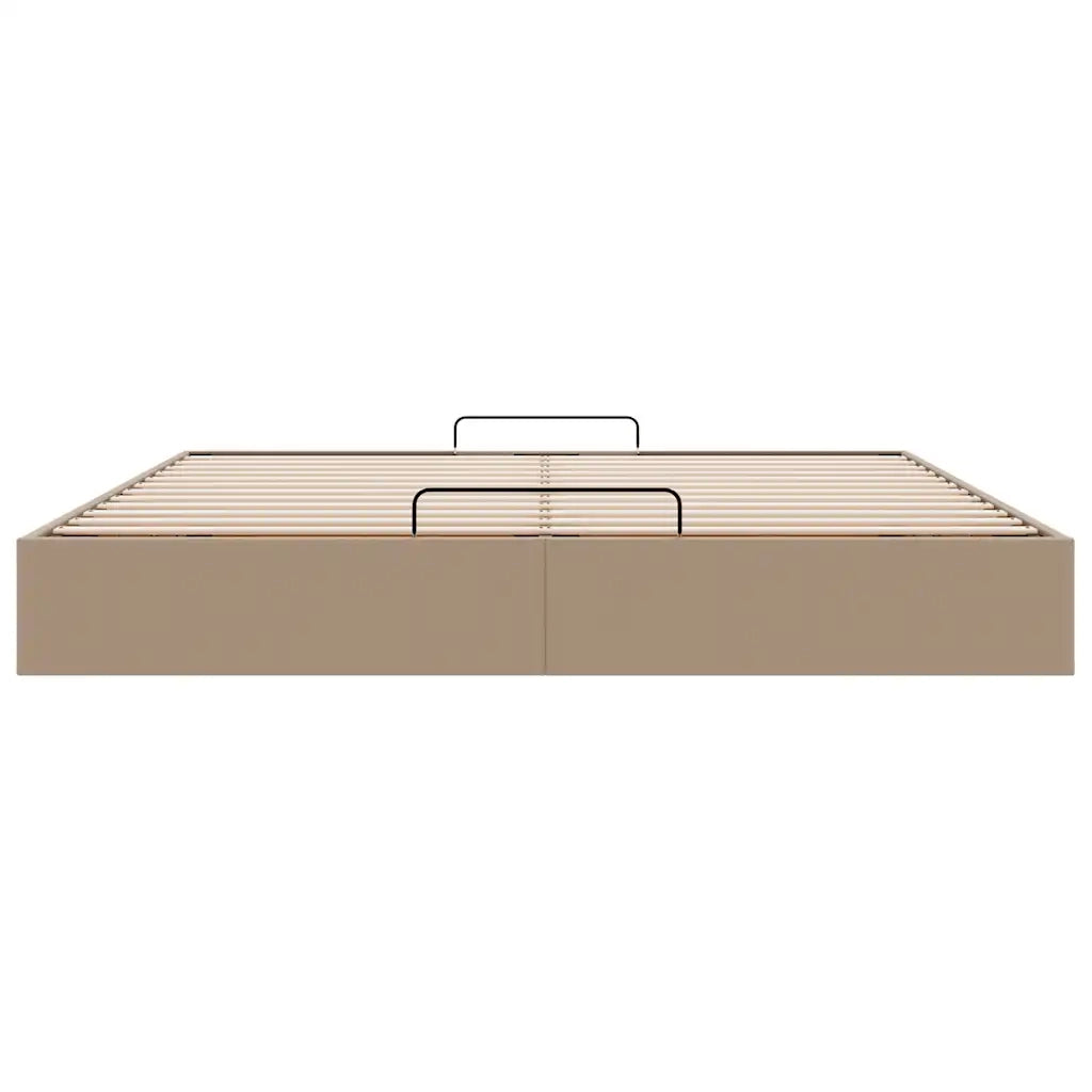 vidaXL Struttura Letto Pouf senza Materasso 200x200 cm Similpelle