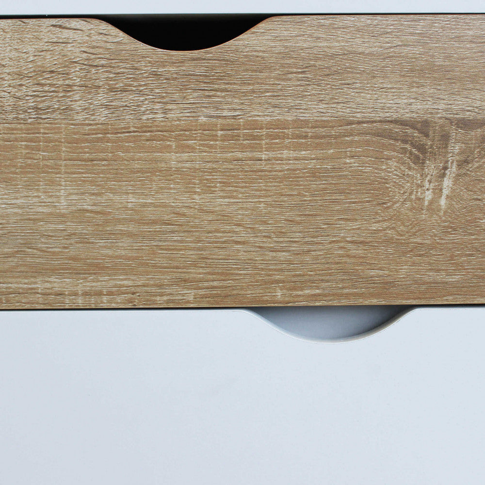 Mobile Bradley 147x39x82 h cm in Legno Bianco