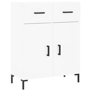 Buffet credenza cassettiera mobiletto mobile contenitore organizer per cucina soggiorno salotto 69,5 x 34 x 90 cm legno ingegnerizzato bianco 02_0030411