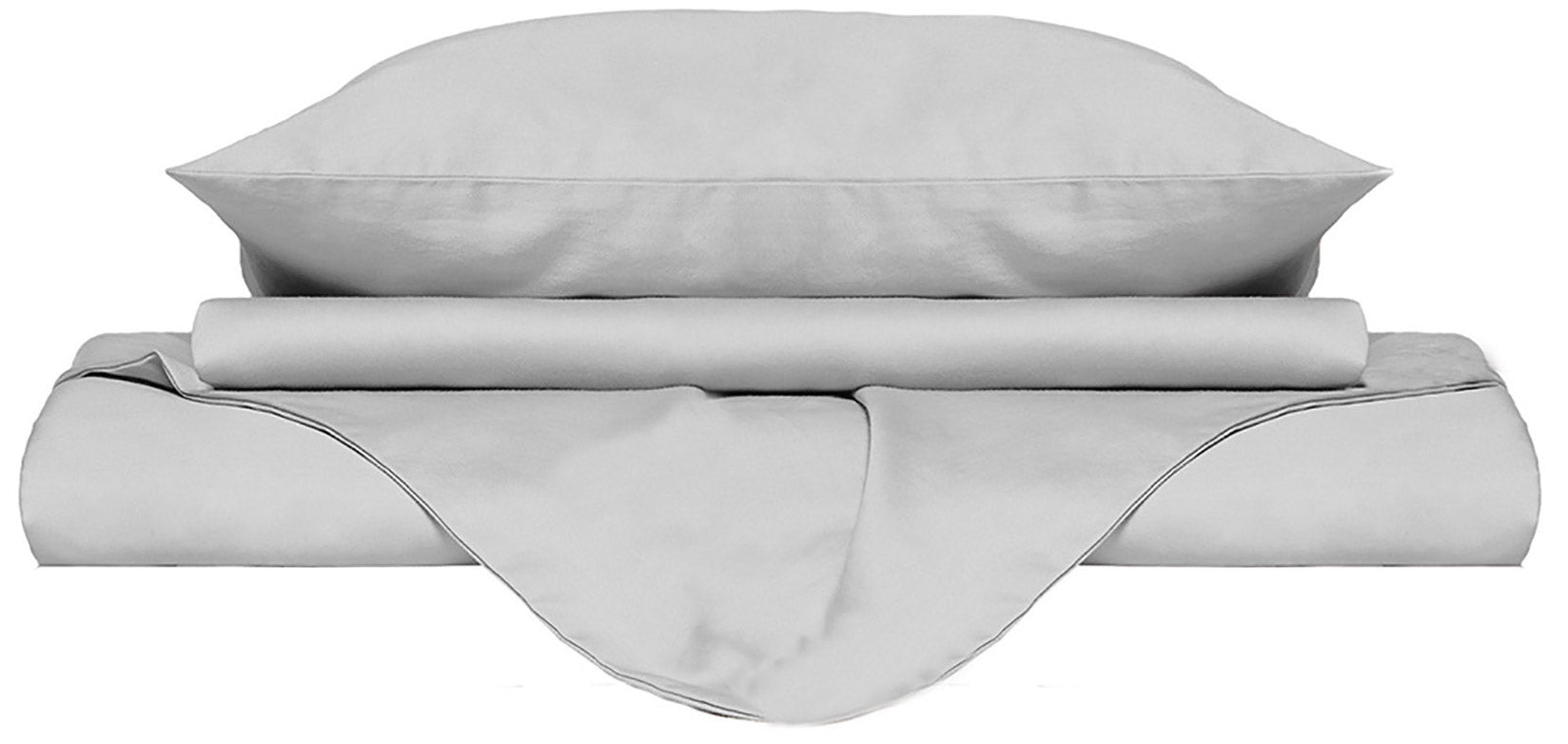 Copripiumino Singolo con Sacco e Federe Doubleface Bianco/Bianco