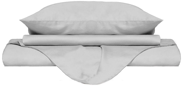 Copripiumino Singolo con Sacco e Federe Doubleface Bianco/Bianco