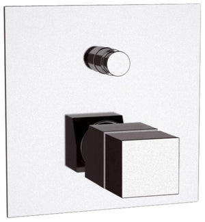 Rubinetto termostatico vasca-doccia da incasso - serie qubika thermo