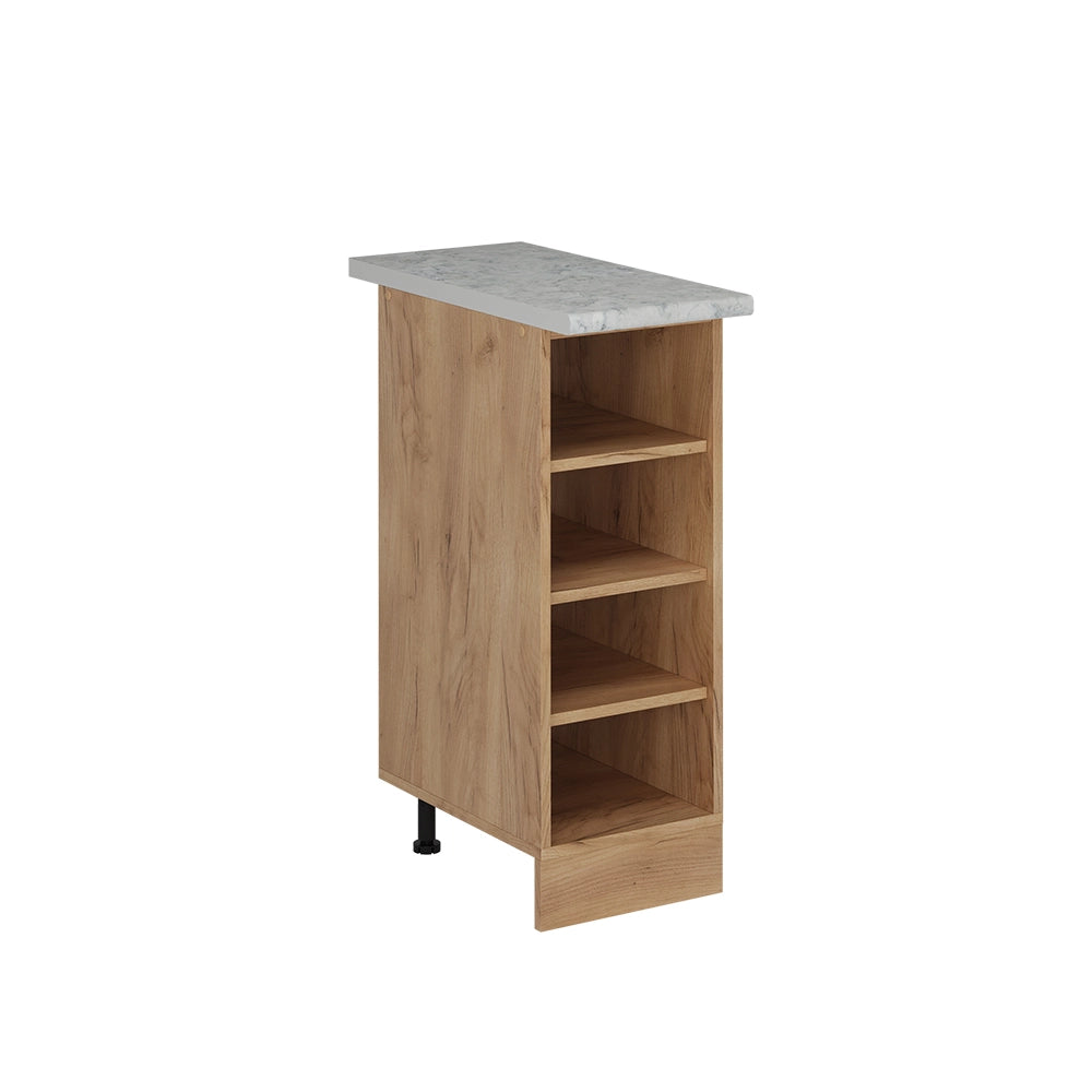 Vicco Scaffale da cucina Quercia dorata 30 cm , PL Marmo