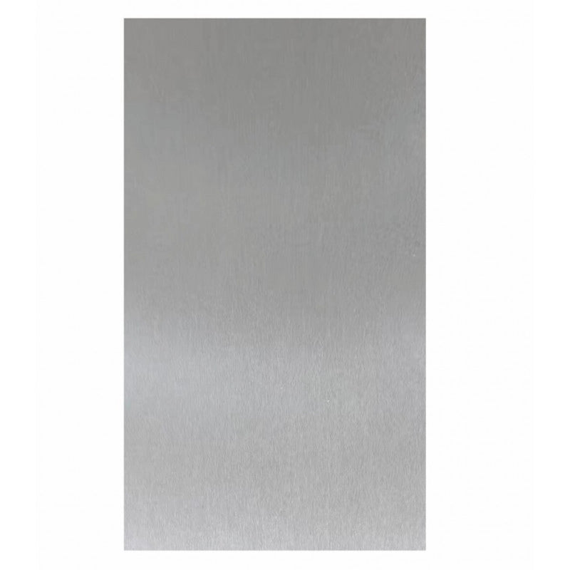 Pannelli decorativi parete effetto acciaio inox, rivestimento murale PVC UV impermeabile 120x60 set 6 pezzi - Divina Home