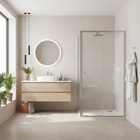 Cabina Doccia Rea Primo Slide 130x70 Chrome