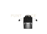 BATH FARETTO DA INCASSO A LED NERO 3000K 9W 585LM IP54 7X7CM