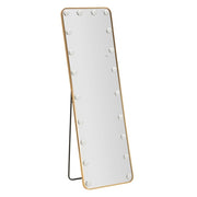 Specchio Da Terra Led Hollywood Rettangolare cm 50x6-45x160 (luce Con 3 Temperature Di Colore)