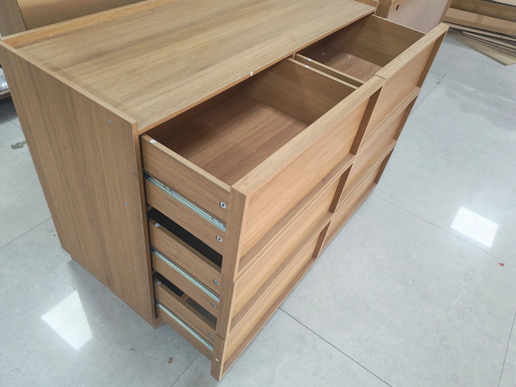 Cassettiera 6 Cassetti con Mobile ¨C MINIMAL ¨C Legno Rovere, Soggiorno/Camera, 115x48x78