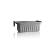 Fioriera Rettangolare Rondine Colore Grigio Cm 50 x 20X18 5 H Bama