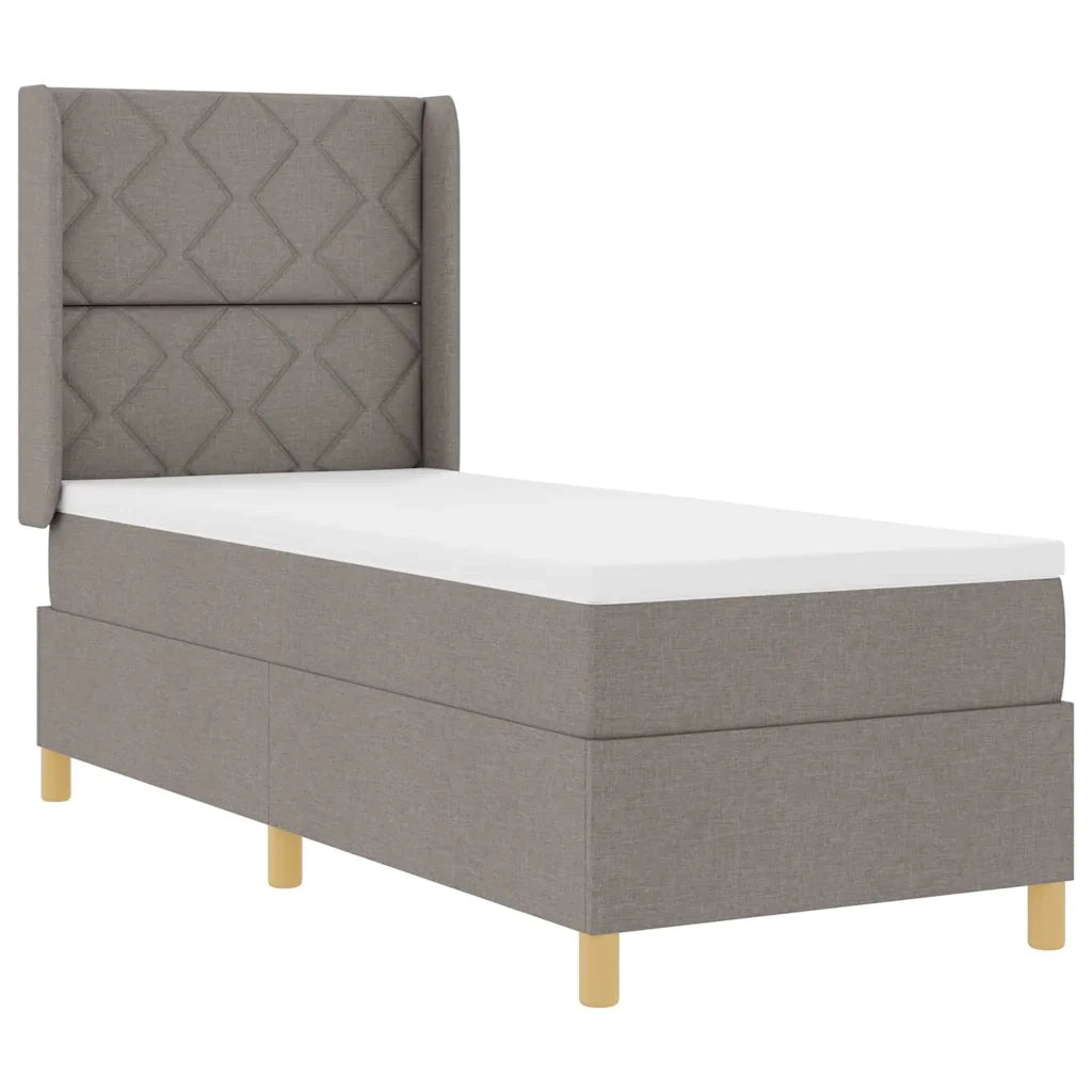 Letto a molle con materasso Talpa 140 x 200 cm Tessuto