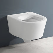 Wc sospeso bianco design tondo in ceramica con scarico Rimless Ukra