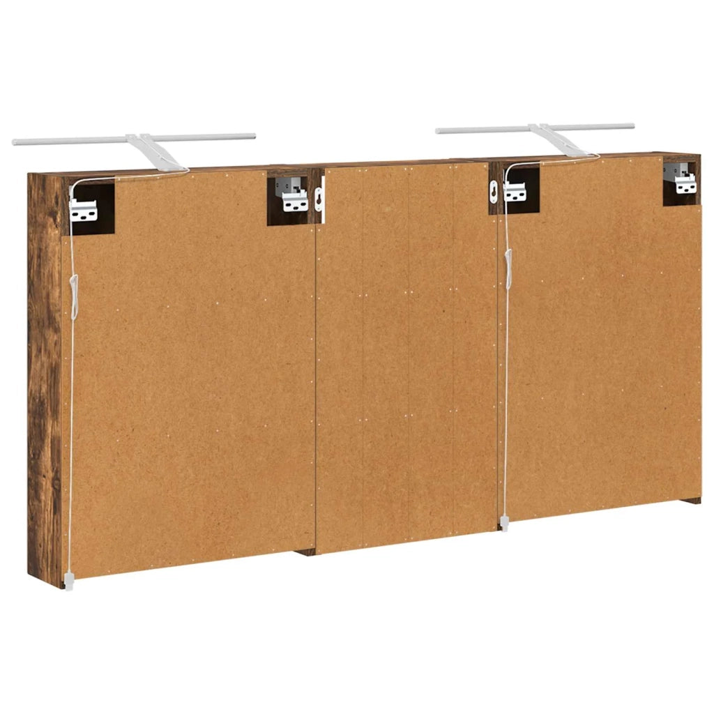 Set di Armadi da Bagno | Armadio da bagno con lo scaffale 3 pz 140 x 14,5 x 70 cm