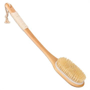 Spazzola corpo spazzola da bagno - 445 cm spazzola da bagno in legno con setole lunghe - capelli naturali - lunga spazzola per asciugatura - rimozione di pelle morta cellulite.